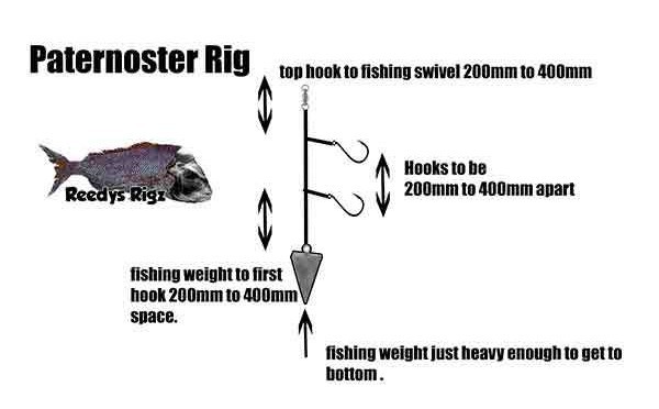 diagram paternoster fishing rig,fishing rig diagram,paternoster rig,tie paternoster rig,snapper rig,fishing tackle,diy fishing rig,